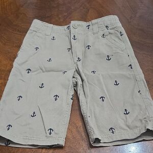 Sonoma Kids Tan Anchor Print Shorts